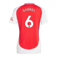 Echipament fotbal Arsenal Gabriel Magalhaes #6 Tricou Acasa 2024-25 pentru femei maneca scurta